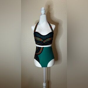 Gently Used * High Dive by ModCloth 2 piece Swimsuit * S/M